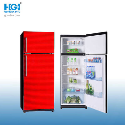 Verticale roestvrijstalen topvriezer koelkast met verstelbare planken water dispenser Bcd-536