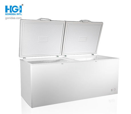 Gonidea die Deur R134a vouwen de Diepvriezer Elektrisch PCM van de 818 Liter Diep Borst Wit