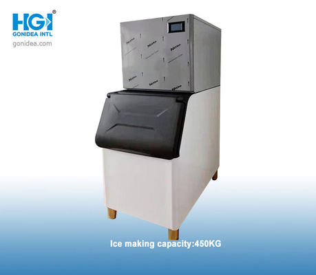 Commerciële van de het Ijsblokjemachine R134a 450Kg van SS304 Automatische het Watercondensatie