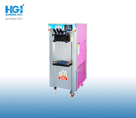 Commerciële Professionele Zacht van 2.3KW dient de Vloer van de Roomijsmachine 25L Status